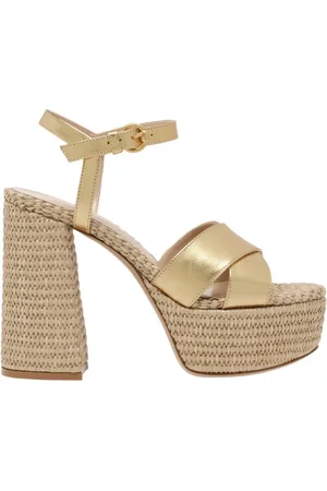 Gianvito Rossi Dames, Schoenen, Geel, Maat: 39 EU Leer
