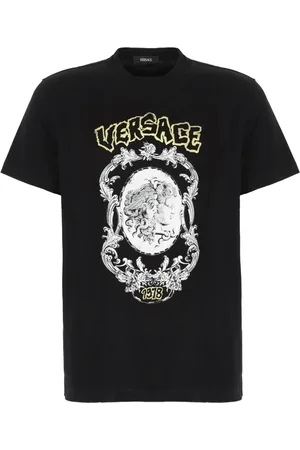 VERSACE Heren, Tops, Zwart, Maat: S