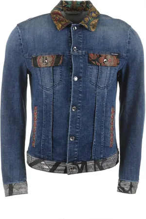 Dolce & Gabbana Heren, Jassen, Blauw, Maat: XS Denim