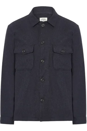 HARTFORD Heren, Jassen, Blauw, Maat: XL Wol