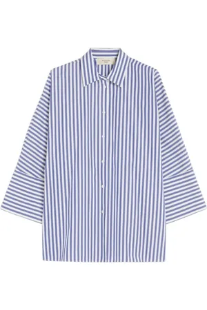 Max Mara Dames, Blouses & Shirts, Blauw, Maat: XS Katoen