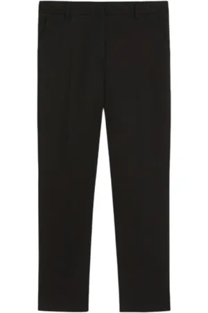 Max Mara Dames, Broeken, Zwart, Maat: XS Katoen