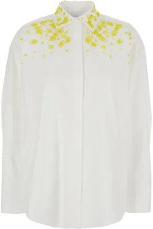 Msgm Dames, Blouses & Shirts, Wit, Maat: XS