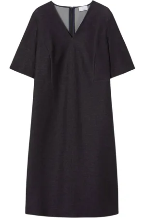Persona by Marina Rinaldi Dames, Jurken, Blauw, Maat: M Katoen