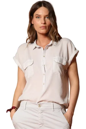 Masons Dames, Blouses & Shirts, Grijs, Maat: L