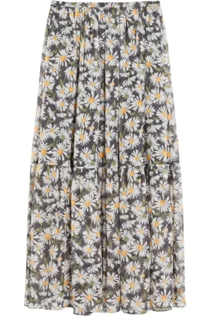 Max Mara Dames, Rokken, Veelkleurig, Maat: S Zijde