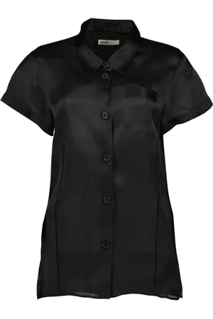 Khaite Dames, Blouses & Shirts, Zwart, Maat: M Zijde