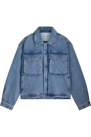 Filling pieces Heren, Jassen, Blauw, Maat: M Denim