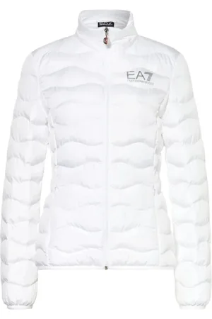 EA7 Dames, Jassen, Wit, Maat: XS Poliester