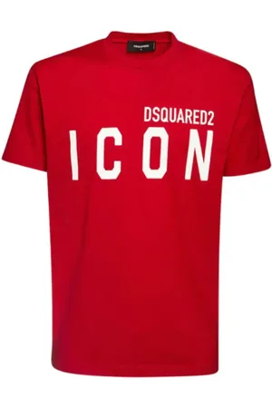 Dsquared2 Heren, Tops, Rood, Maat: XL Katoen