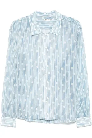 BODE Heren, Overhemden, Blauw, Maat: XL
