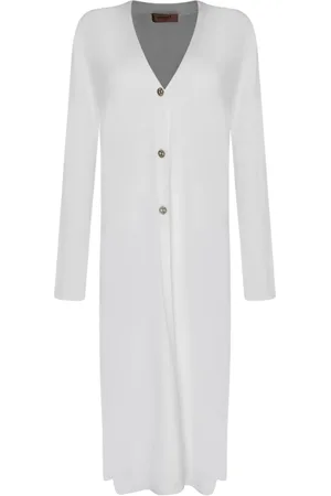 Twin-Set Dames, Truien, Wit, Maat: S Viscose