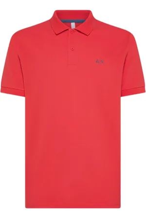 sun68 Heren, Tops, Rood, Maat: M Katoen