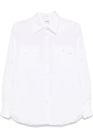 Aspesi Dames, Blouses & Shirts, Wit, Maat: 2XS