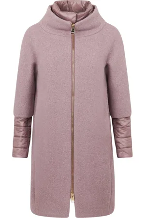 HERNO Dames, Mantels, Roze, Maat: 2XS Wol