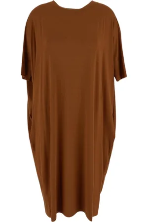 GENTRYPORTOFINO Dames, Jurken, Bruin, Maat: M