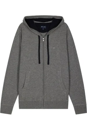 Eden Park Heren, Sweatshirts & Hoodies, Grijs, Maat: S Katoen