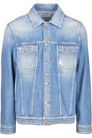 Dondup Heren, Jassen, Blauw, Maat: L Denim