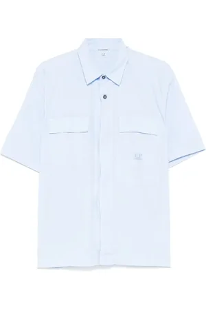 C.P. Company Heren, Overhemden, Blauw, Maat: XL Katoen