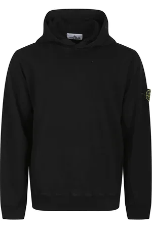 Stone Island Heren, Sweatshirts & Hoodies, Zwart, Maat: L Katoen