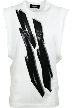 Dsquared2 Dames, Tops, Wit, Maat: XS Katoen