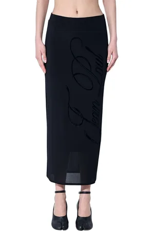 Jean Paul Gaultier Dames, Rokken, Zwart, Maat: S Velours