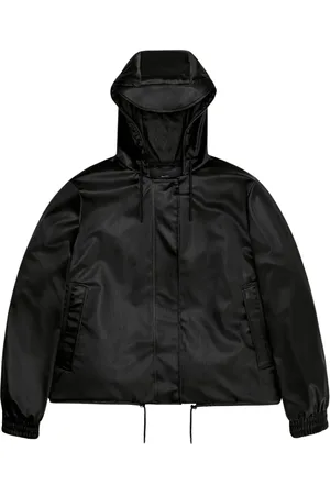 Rains Dames, Jassen, Zwart, Maat: M Nylon