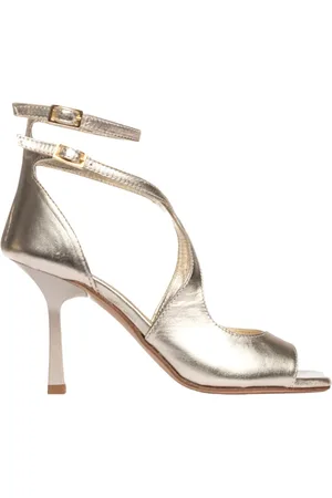 Gisel Moire Dames, Schoenen, Grijs, Maat: 41 EU Leer