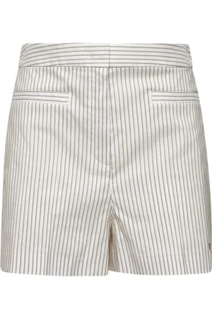 Fendi Dames, Korte broeken, Wit, Maat: XS Katoen
