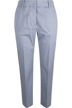 ELEVENTY Dames, Broeken, Blauw, Maat: S