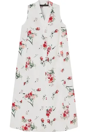 Persona by Marina Rinaldi Dames, Jurken, Wit, Maat: 5XL Katoen