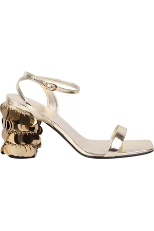 Paco rabanne Dames, Schoenen, Geel, Maat: 36 EU Leer