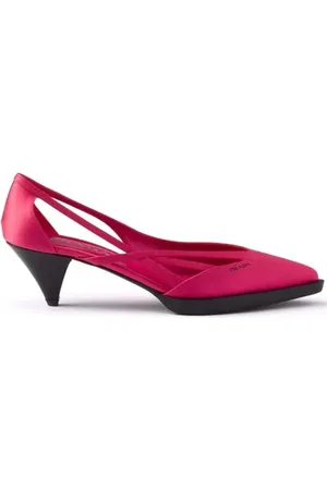 Prada Dames, Schoenen, Roze, Maat: 39 EU Satijn