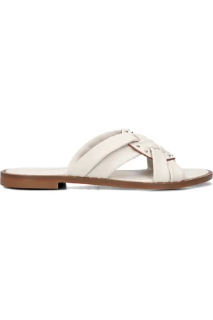 Stefano Lauran Dames, Schoenen, Wit, Maat: 41 EU Linnen