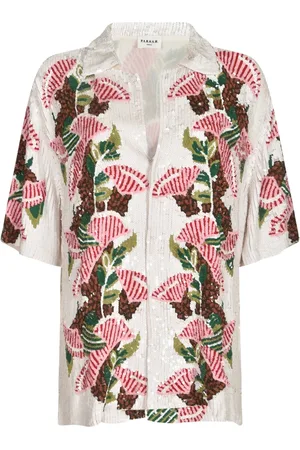 P.A.R.O.S.H. Dames, Blouses & Shirts, Veelkleurig, Maat: S