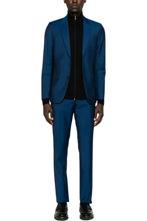 Paul Smith Heren, Pakken, Blauw, Maat: M Wol