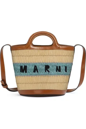 Marni Dames, Tassen, Bruin, Maat: ONE Size Katoen