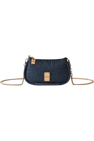 Borbonese Dames, Tassen, Blauw, Maat: ONE Size