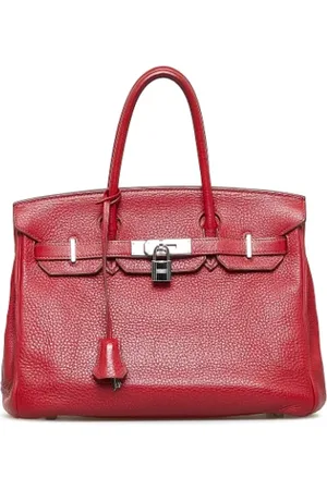 Hermès Dames, Pre-owned, Rood, Maat: ONE Size Leer