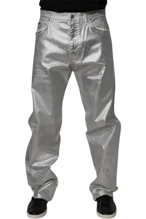 Dolce & Gabbana Heren, Jeans, Grijs, Maat: M Denim
