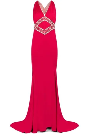 Roberto Cavalli Dames, Jurken, Rood, Maat: S