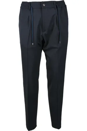 CRUNA Heren, Broeken, Blauw, Maat: L Wol