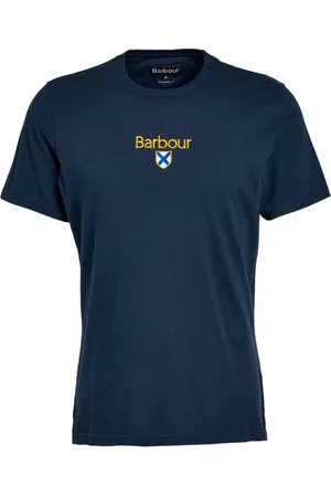 Barbour Heren, Tops, Blauw, Maat: L Katoen