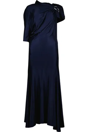Paco rabanne Dames, Jurken, Blauw, Maat: XS Viscose
