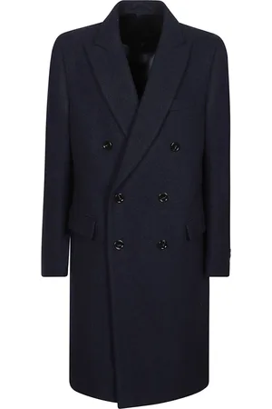 LARDINI Heren, Mantels, Blauw, Maat: 2XL
