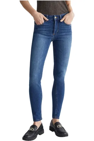Liu Jo Dames, Jeans, Blauw, Maat: W32 Katoen