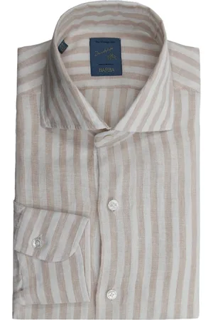 BARBA Heren, Overhemden, , Maat: XL Linnen