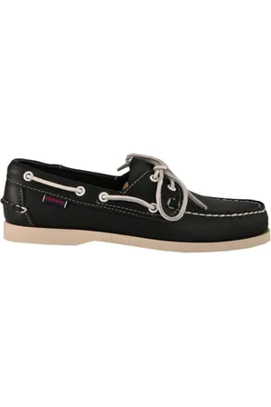 SEBAGO Heren, Schoenen, Blauw, Maat: 44 1/2 EU Leer