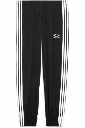 Balenciaga Dames, Broeken, Zwart, Maat: M Poliester
