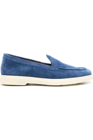 santoni Dames, Schoenen, Blauw, Maat: 38 EU Suède